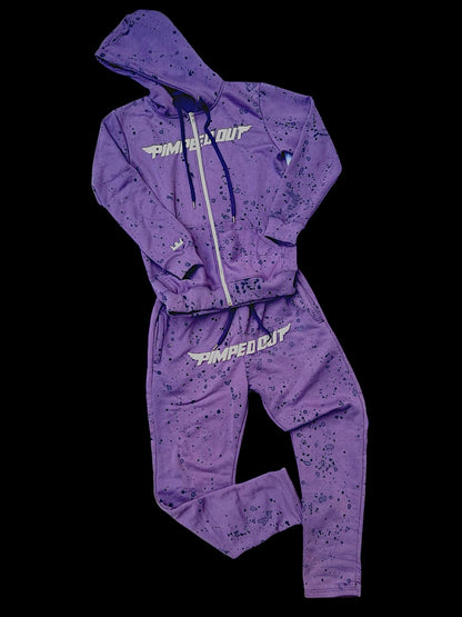 Acid Wash Splash Tracksuit