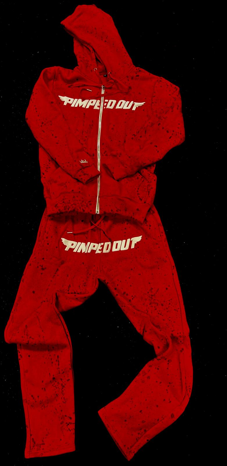 Acid Wash Splash Tracksuit