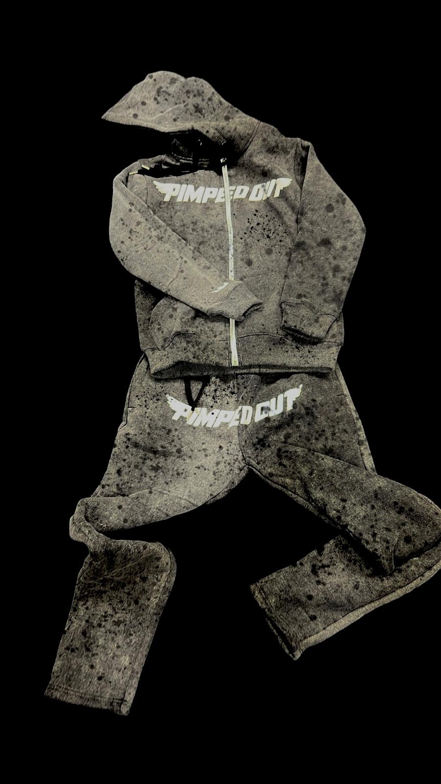 Acid Wash Splash Tracksuit