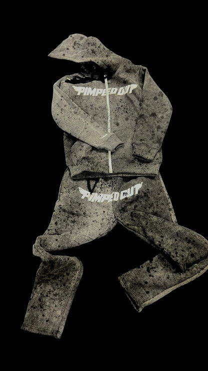 Acid Wash Splash Tracksuit