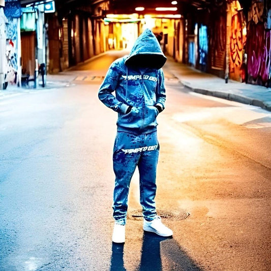 Acid Wash Splash Tracksuit